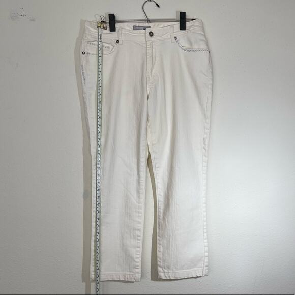 Ivory Chico Platinum Jeans Size 1 - Picture 2 of 10